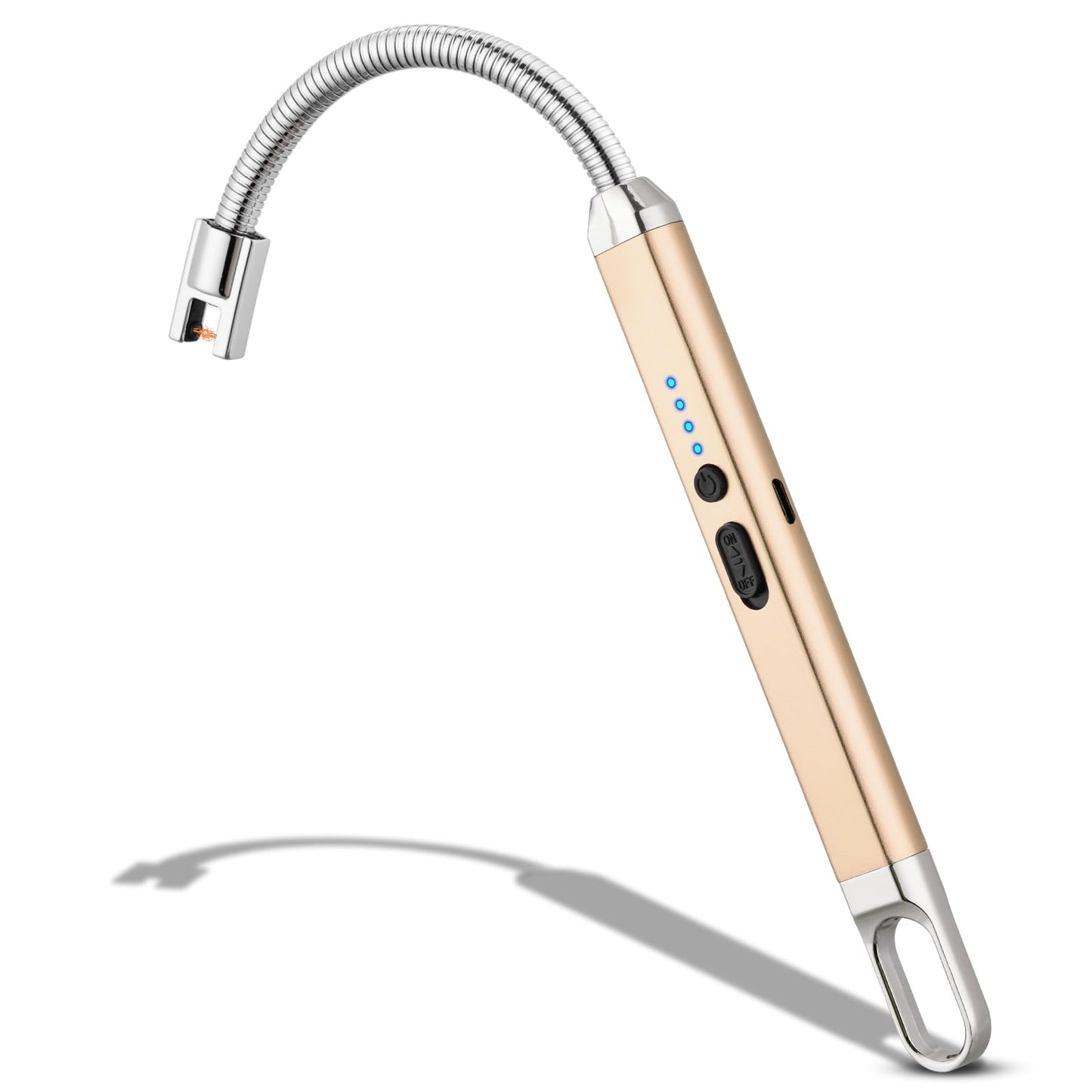 Electric Candle Lighter USB Arc Rechargeable Windproof Flameless Long Lighter, Birthday Gift for Women Men Mom Wife Sister Nana