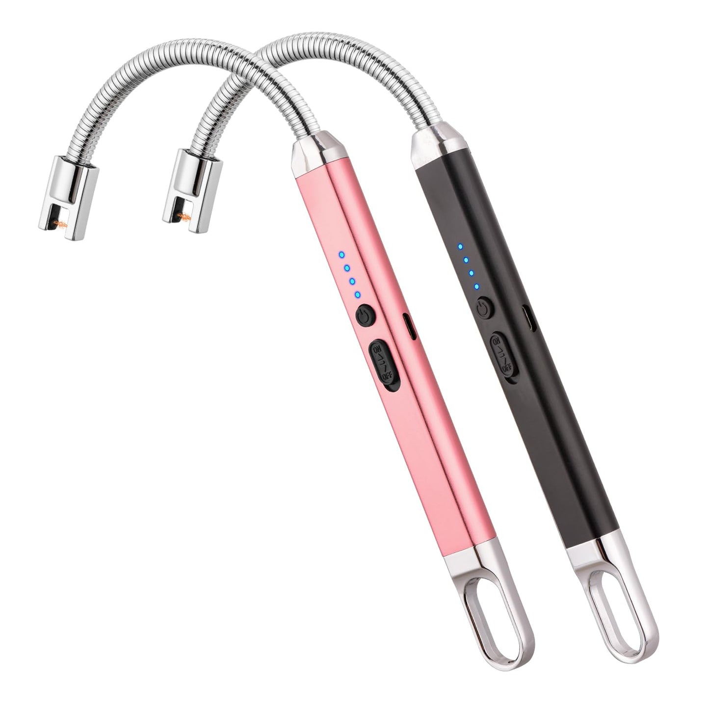 Electric Candle Lighter USB Arc Rechargeable Windproof Flameless Long Lighter, Birthday Gift for Women Men Mom Wife Sister Nana