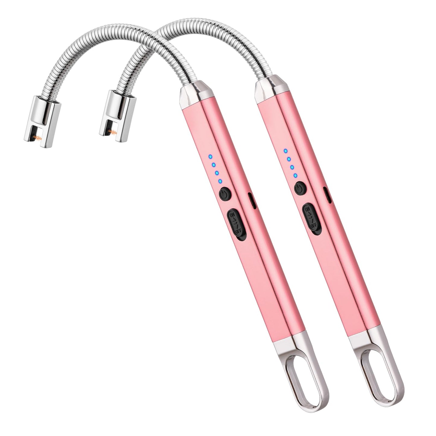 Electric Candle Lighter USB Arc Rechargeable Windproof Flameless Long Lighter, Birthday Gift for Women Men Mom Wife Sister Nana