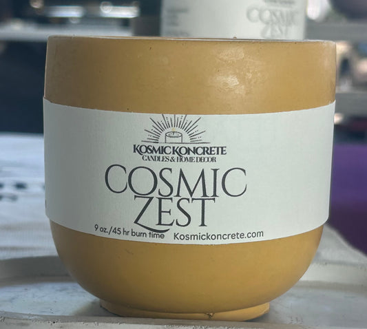 Cosmic Zest soy candle