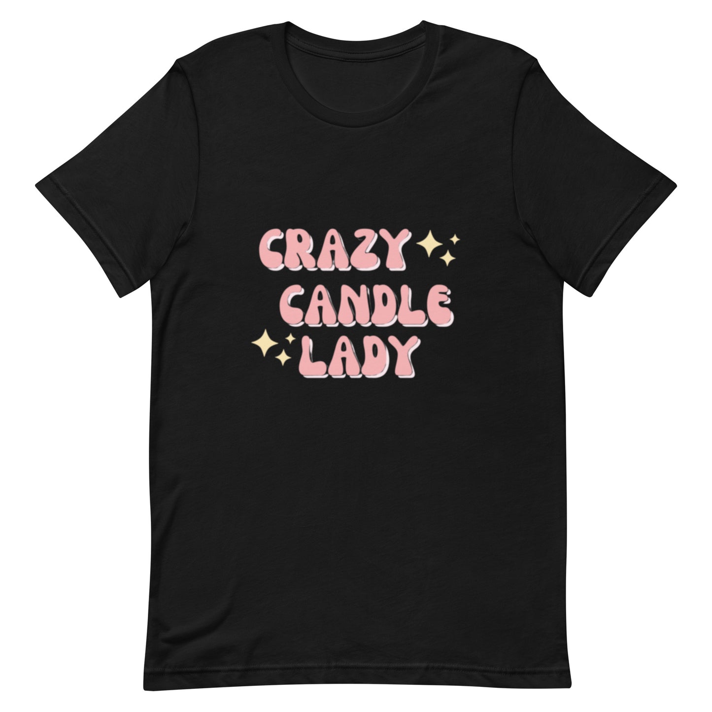 Crazy Candle Lady Unisex t-shirt